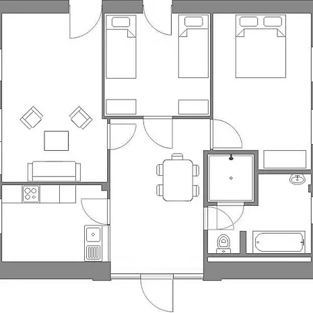 Apartmán 3 *